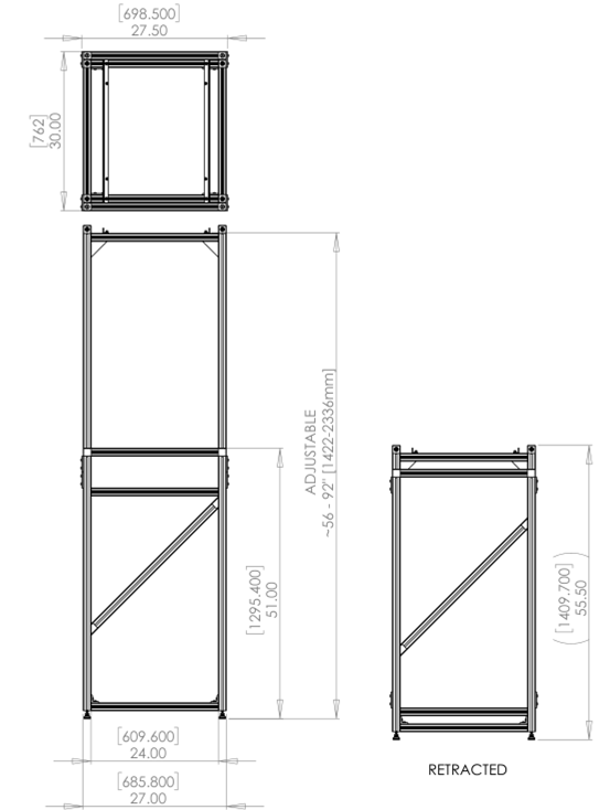 (DFS-LASI-1) Downward Facing Stand, LASI