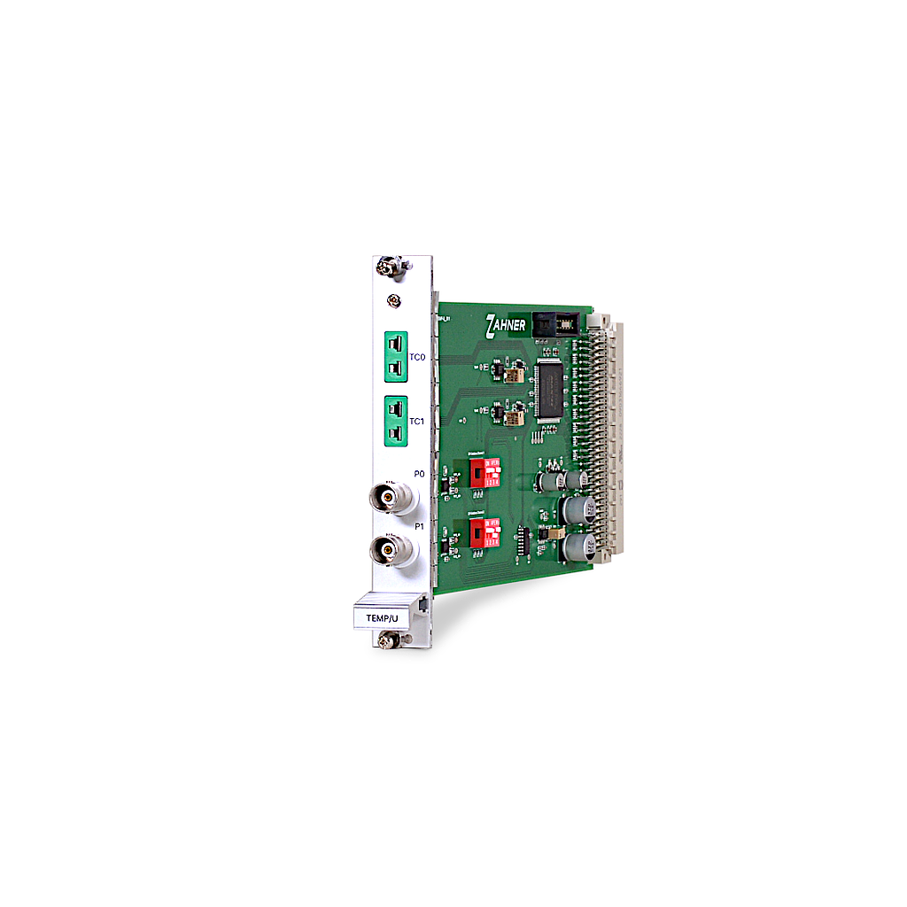 Zahner TEMP/U2 Analog Inputs
