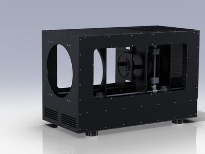 (SHC-1.6K-B) Solar Simulator, Highly Collimated, Class ABA, 8" diameter, Fresnel lens