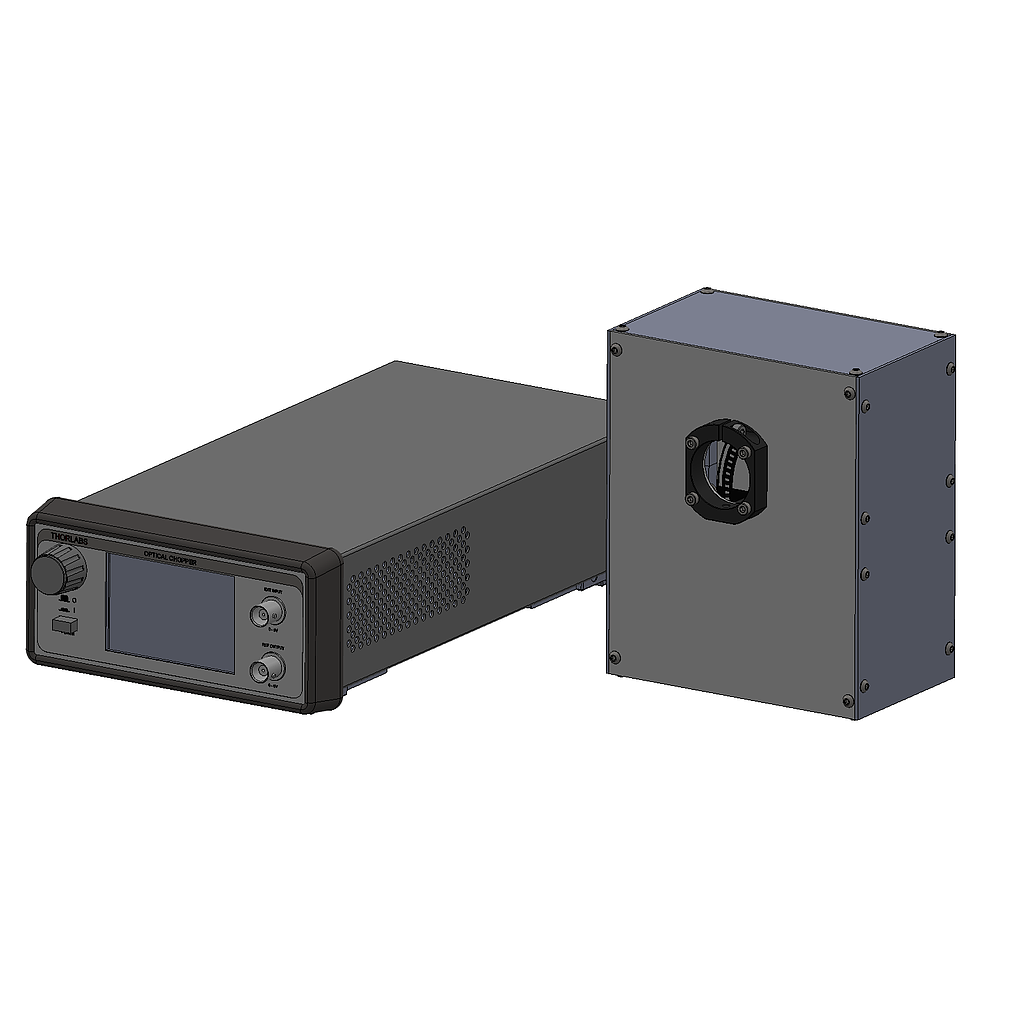 (CH-MC-E-1D1D) Rotating-Blade Chopper in Enclosure,  1" and 1" interfaces, 4-200 Hz