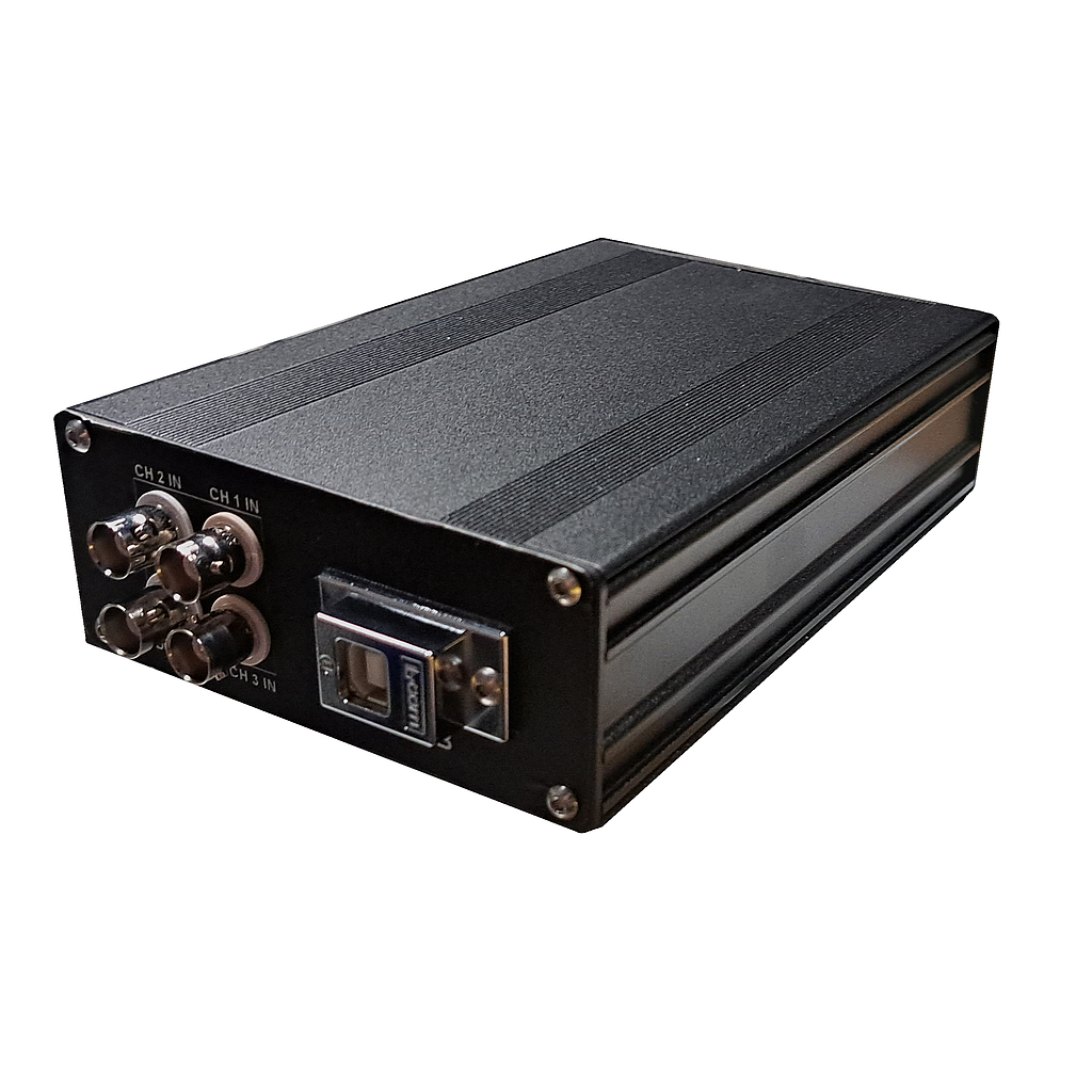 (SCI-DAS-12USB) 12-bit ADC Data Acquisition, up to 50 kS/s, 3 Analog Inputs, 1 Multipurpose Digital Input/Output