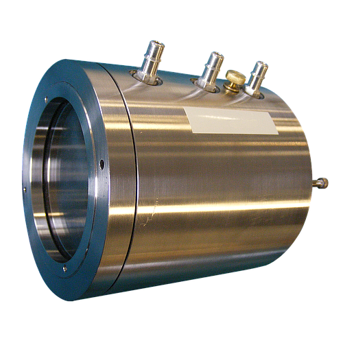 (WF-SS-3Q) Optical Liquid Filter, 3" Diameter, Stainless Steel Housing, Fused Quartz Windows