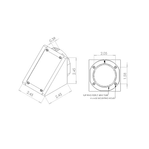 (CTBT-C-UV) UV Cold mirror for LH-S- series lamp houses