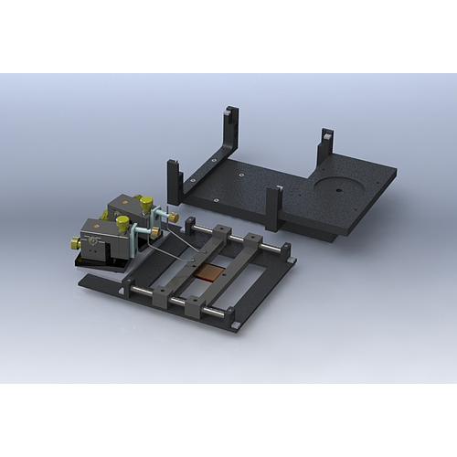 (SCI-SCC3-B) 3.5" x 3.5" (9 x 9cm) Solar Cell Chuck, Uncooled, Rear Contact